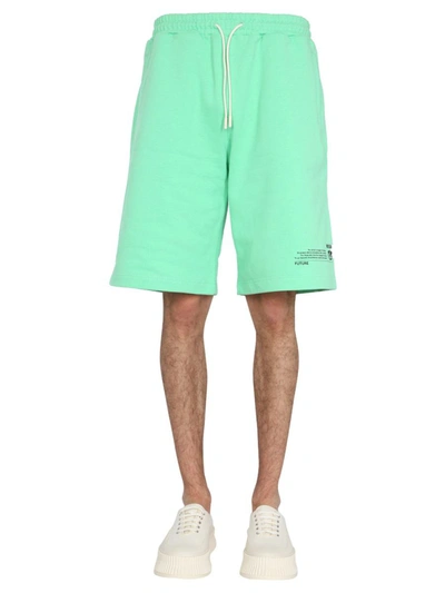 Msgm Fantastic Green Bermuda