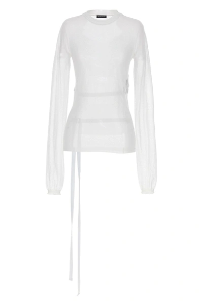 Ann Demeulemeester Blion Sweater In White