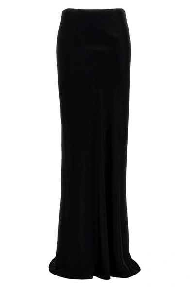 Ann Demeulemeester Madeleen X-long Flared Skirt In Black