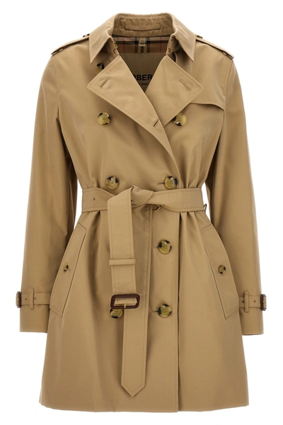 BURBERRY BURBERRY WOMEN 'KENSINGTON' SHORT TRENCH COAT