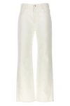 Chloé Flare Leg Jeans In White