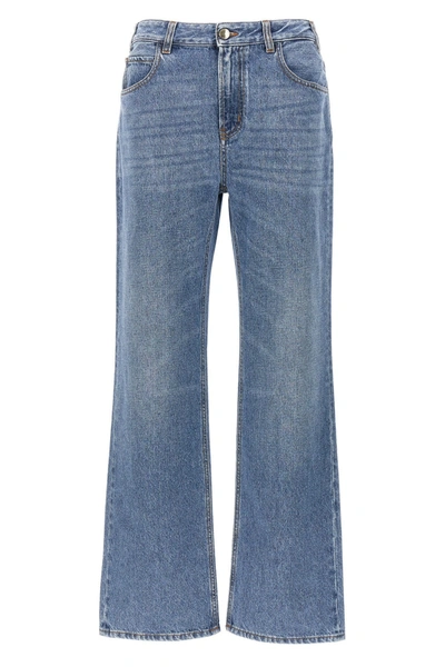 Chloé Women High Waist Jeans In Blue