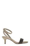 Brunello Cucinelli Suede Sandals With Precious Insert In Stone