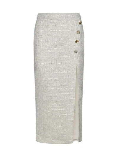 Self-portrait Skirt In Cream