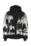 Palm Angels Printed Polyester Palm Ski Jacket In Multicolor