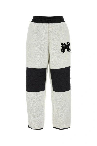 Palm Angels Monogram Cozy Ski Trousers In White