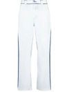 Maison Margiela Japanese Denim Straight-leg Jeans In White