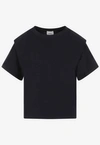 Isabel Marant Crew Neck Short-sleeved T-shirt In Black