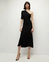 Veronica Beard Women's Montrose Rib-knit Midi-dress In Black
