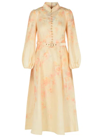 801 Zimmermann 'crush' Pink Linen Dress