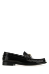 Versace Greek Moccasin In Black