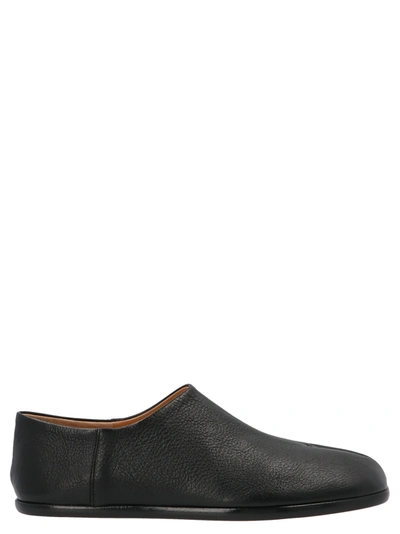 Maison Margiela Tabi Flat Without Laces In Negro