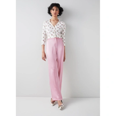 L.k.bennett Rose Trousers In Pink