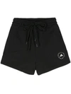 Adidas By Stella Mccartney Adidas By Stella Mc Cartney Logo Training Shorts In Black