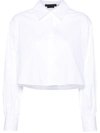 ALICE AND OLIVIA ALICE + OLIVIA FINLEY CROPPED SHIRT