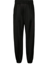 Jil Sander High-waist Tapered Trousers In Black