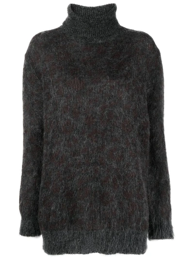 P.a.r.o.s.h Liam Wool And Mohair Sweater In Black
