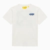 OFF-WHITE PAINT GRAPHIC WHITE COTTON T-SHIRT WITH LOGO