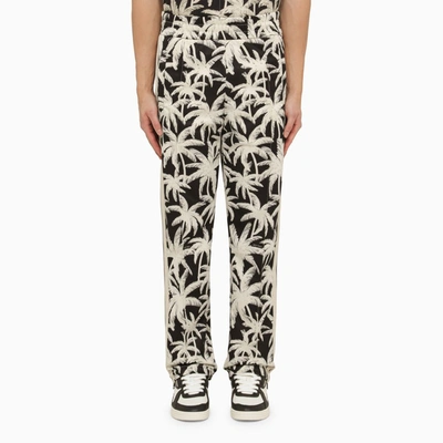 Palm Angels All-over Palms Print Track Pants In Mixed Colours