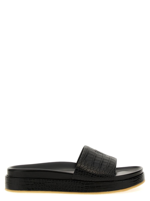 Giuseppe Zanotti Solhene 90mm velvet-effect sandals - Black