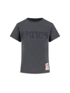 Golden Goose Reversed Logo T-shirt In Grey