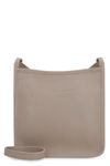 Longchamp Le Foulonne Leather Crossbody Bag In Turtledove