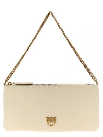 Pinko Horizontal Flat Clutch In White