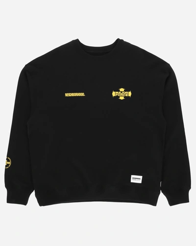 Neighborhood Major Force Crewneck Sweatshirt In Black