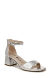 Lifestride Cassidy Ankle Strap Dress Sandals In Silver
