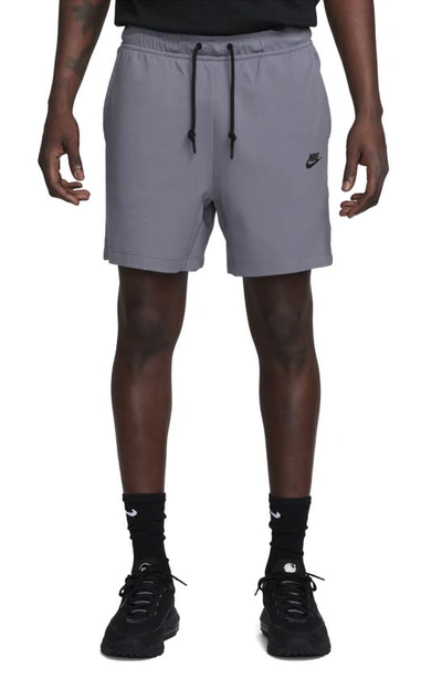 Nike Men's  Sportswear Tech Lightweight Knit Shorts In Grey