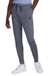 Nike Men's  Sportswear Tech Knit Lightweight Jogger Pants In Light Carbon/black