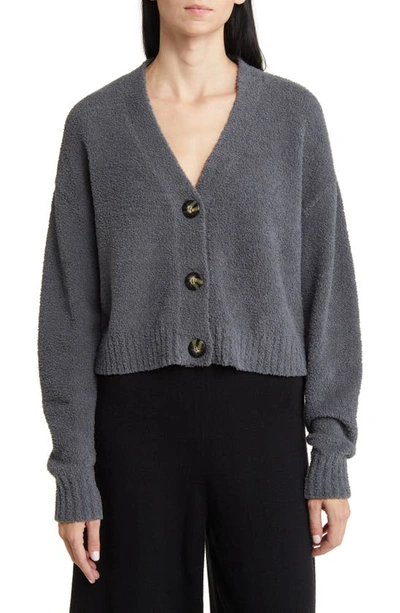 Ugg Nyomi Button Front Cardigan In Obsidian
