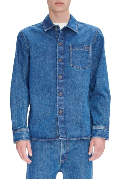 Apc Hemd A.p.c. Herren Farbe Denim In Indigo