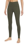 Nike Women's Zenvy Gentle-support High-waisted Full-length Leggings In Green