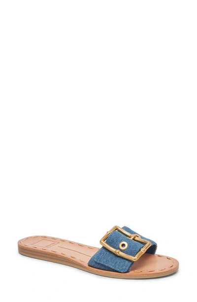 Dolce Vita Gwenn Slide In Blue Denim