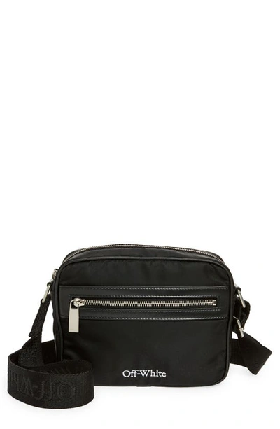 Off-white Core Camera Nylon Bag In Black