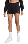 Nike Women's  Sportswear Chill Terry High-waisted Slim 2" French Terry Shorts In Black