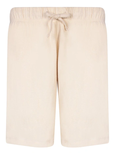 Burberry Jogger Beige Shorts In White