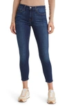 Jen7 By 7 For All Mankind High Waist Exposed Button Fly Ankle Skinny Jeans In Prettydkvt
