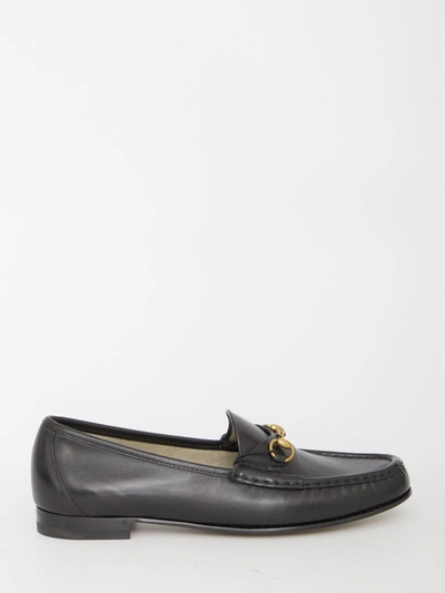 Gucci 1953 Horsebit Leather Loafers In Black