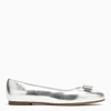 FERRAGAMO FERRAGAMO SILVER BALLERINA