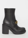 GUCCI GUCCI LEATHER BOOTS