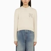 PALM ANGELS PALM ANGELS WOOL-BLEND SWEATER WITH LOGO