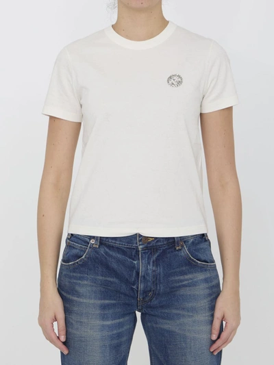 Gucci T-shirt With Interlocking G In White