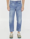 GUCCI WASHED-OUT DENIM JEANS
