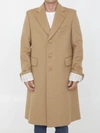 GUCCI CAMEL WOOL COAT