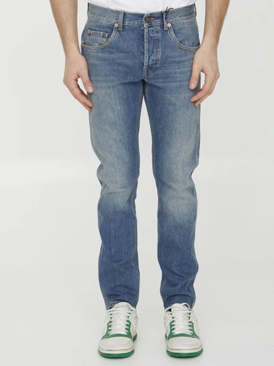 Gucci Denim Jeans In Blue