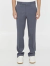 GUCCI GREY WOOL TROUSERS