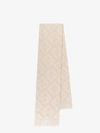 Fendi Woman Scarf Woman Beige Scarves In Beige