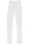Agolde 90s Crop Mid Rise Loose Straight Jean In Element In White